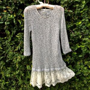 Jodifl boucle and lace tunic.